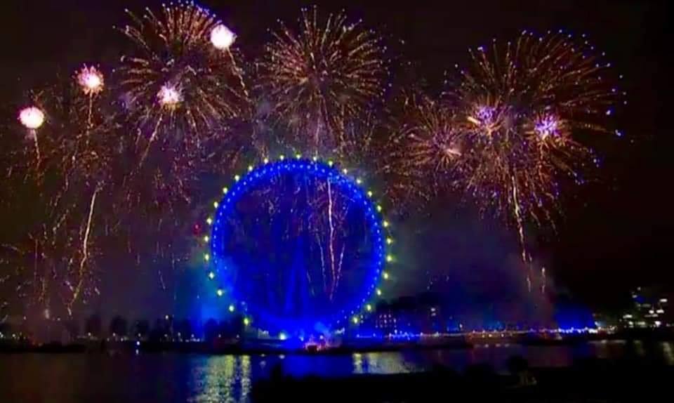 eu flag london eye